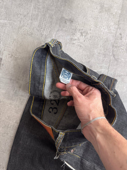 RMC 'FMUnion' Grey Embroidered Jeans