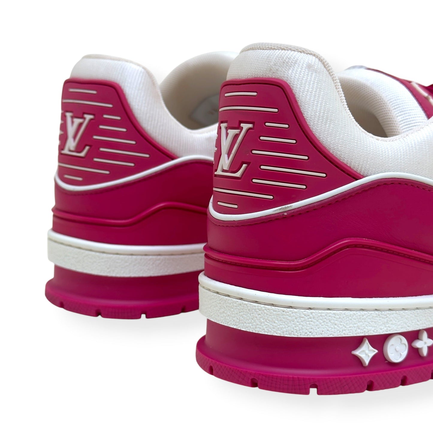 LOUIS VUITTON LV TRAINER SNEAKER PINK / WHITE UK10 | UK 10, Pink