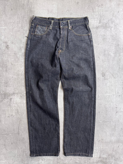 RMC 'FMUnion' Grey Embroidered Jeans