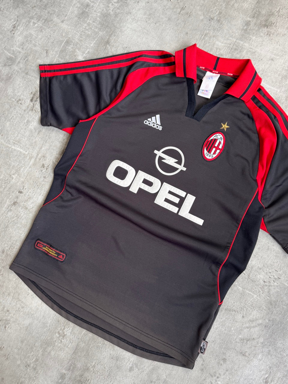 2000/01 AC Milan x Adidas 'Shevchenko 7' Tee