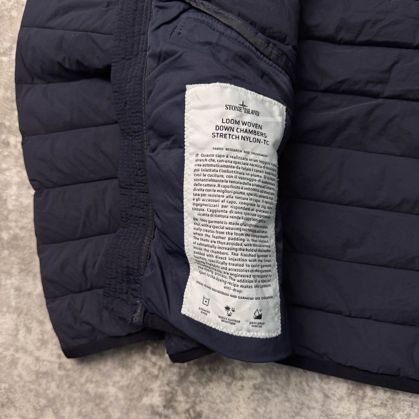 Stone Island Loom Woven Down Chambers Jacket (M)