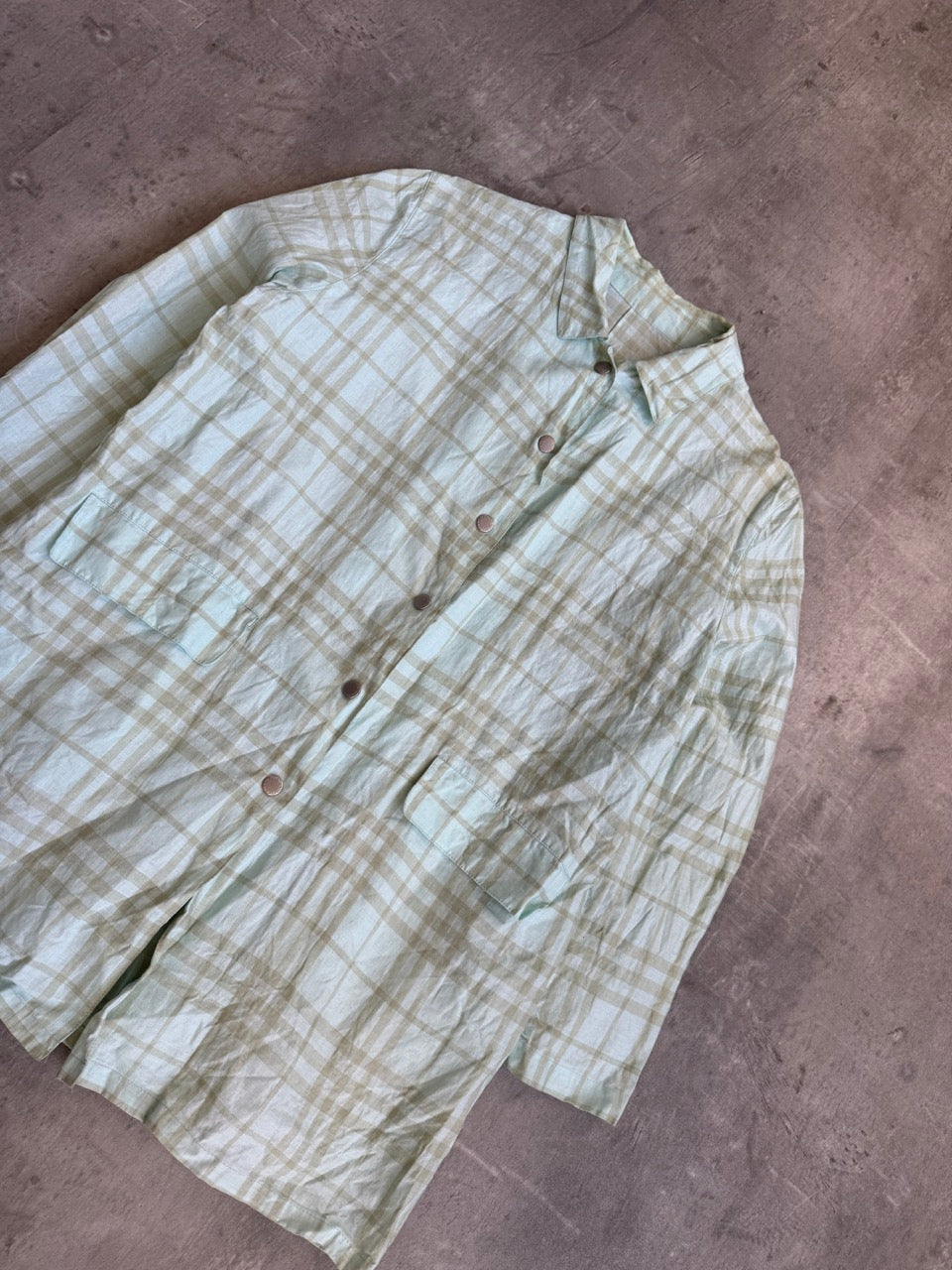 Burberry Nova Check Waxed Overshirt
