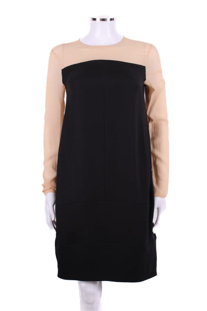 Celine L/S Dress Black/ Nude 8 | O/S, Black