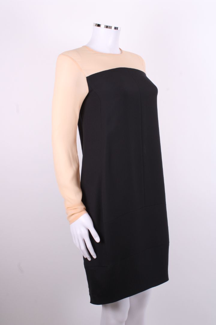 Celine L/S Dress Black/ Nude 8 | O/S, Black