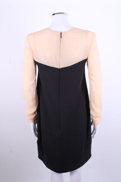 Celine L/S Dress Black/ Nude 8 | O/S, Black