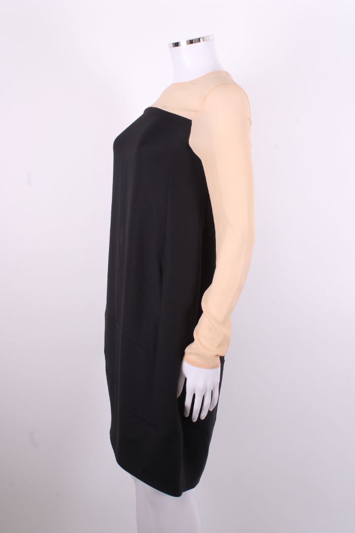 Celine L/S Dress Black/ Nude 8 | O/S, Black