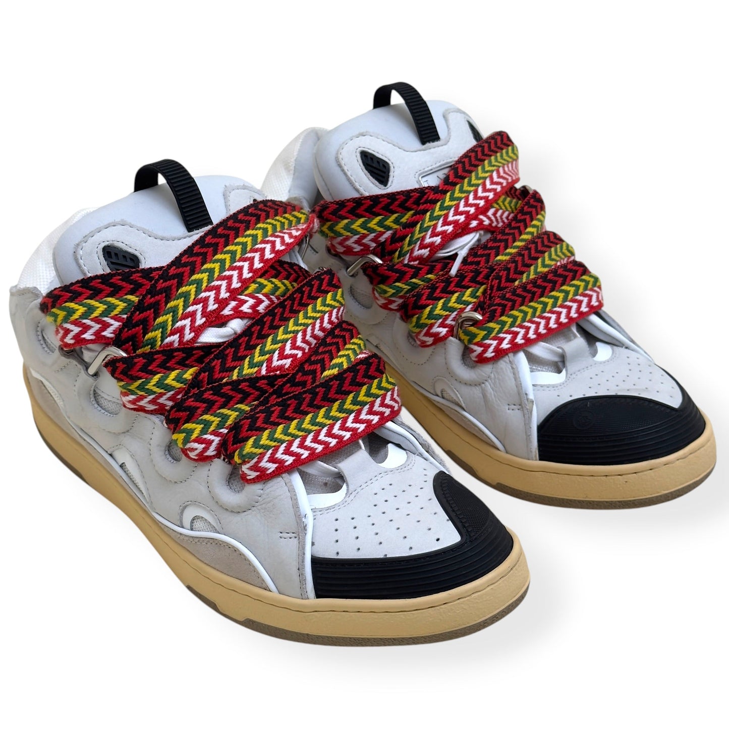 LANVIN CURB SNEAKER WHITE / MULTI 46 / UK11 | UK 11, White
