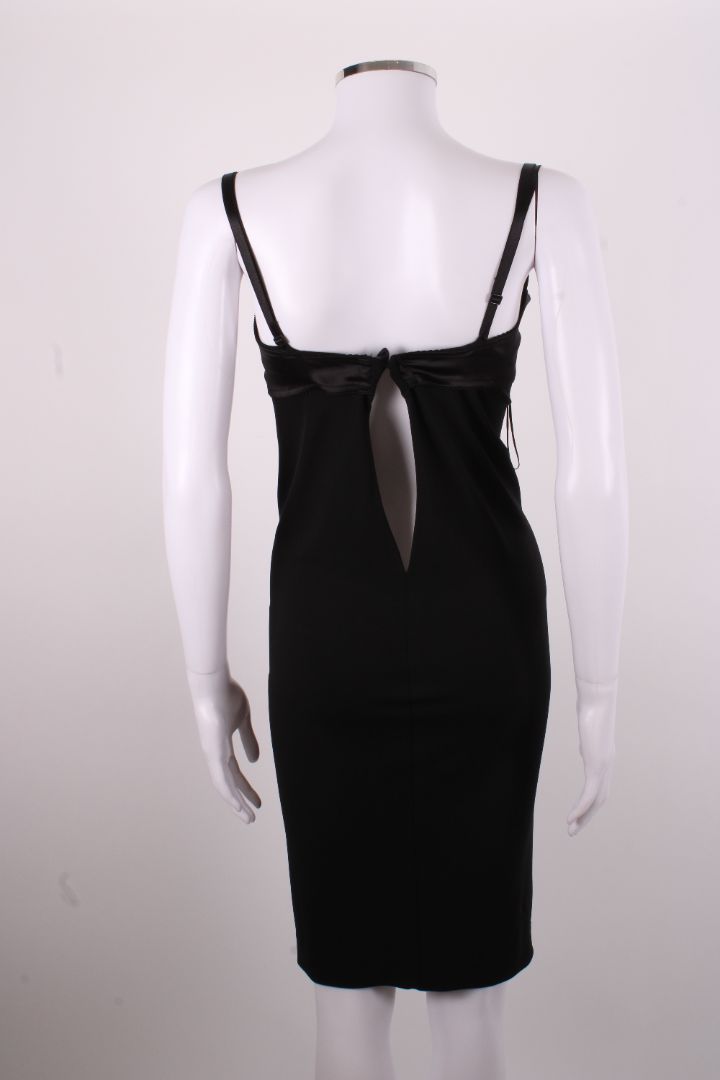 Dolce & Gabbana Bustier Slip Dress Black S | O/S, Black