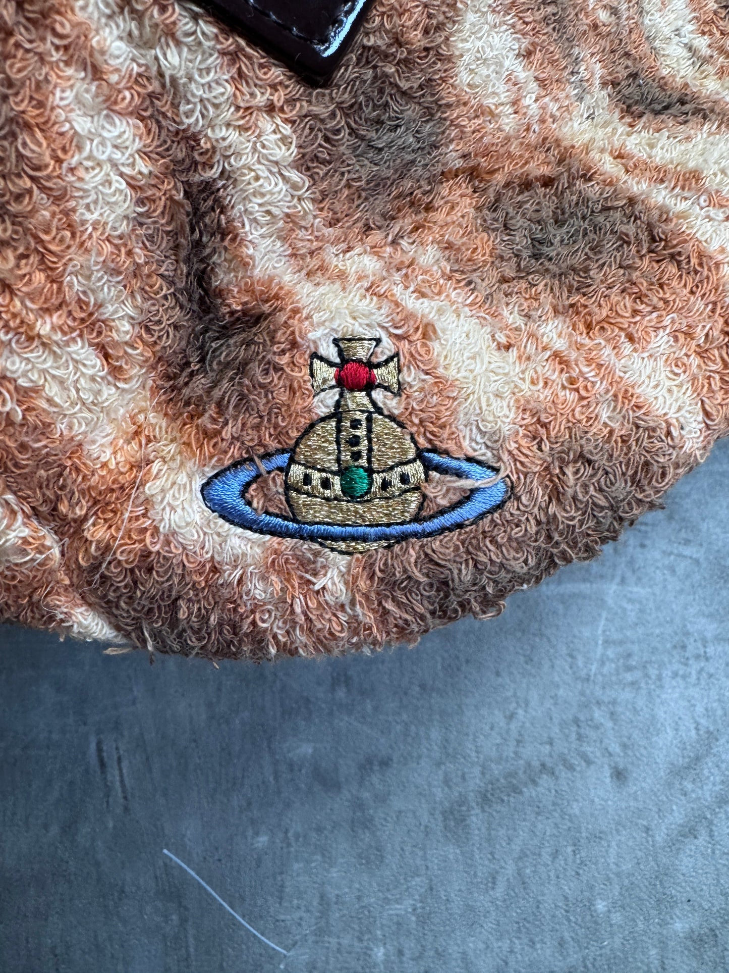 Vivienne Westwood Animal Print Orange Handbag