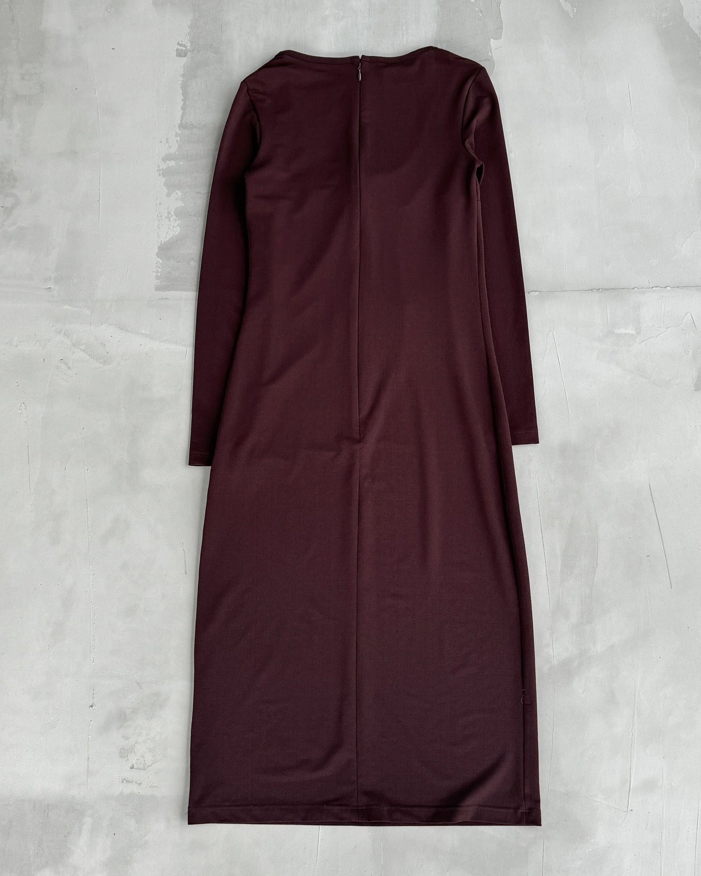 DOLCE AND GABBANA D&G NYLON BOW MIDI DRESS - M