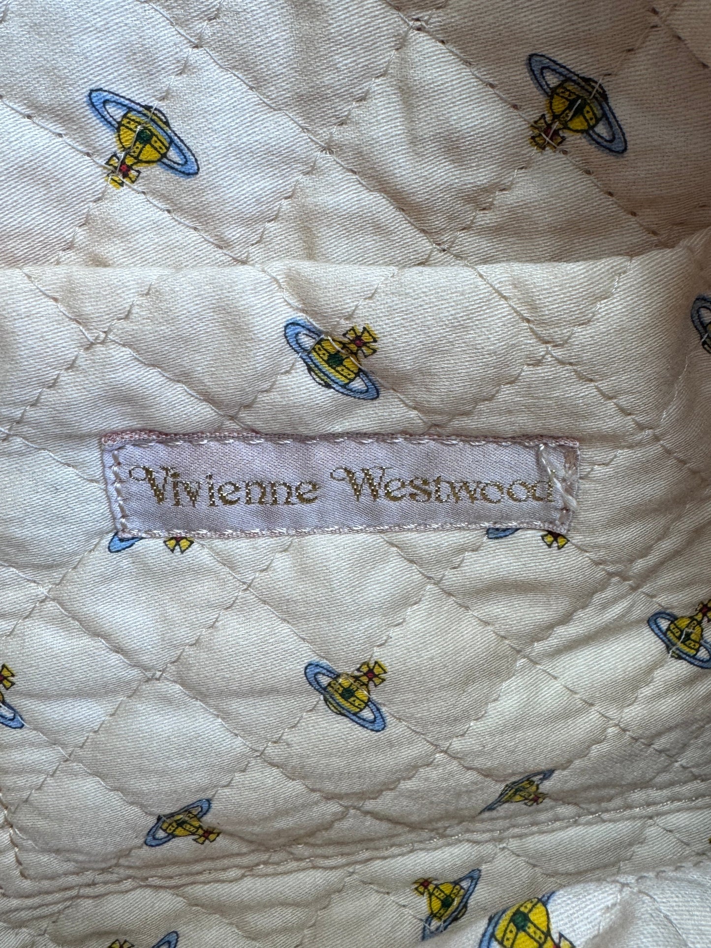 Vivienne Westwood Animal Print Orange Handbag