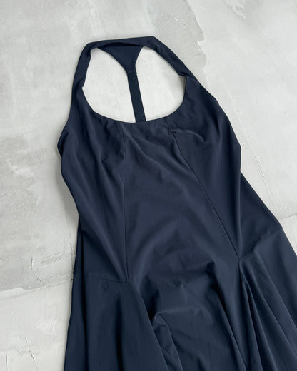 MARITHE FRANCOIS GIRBAUD MFG BLACK TRIANGLE DRESS - S/M
