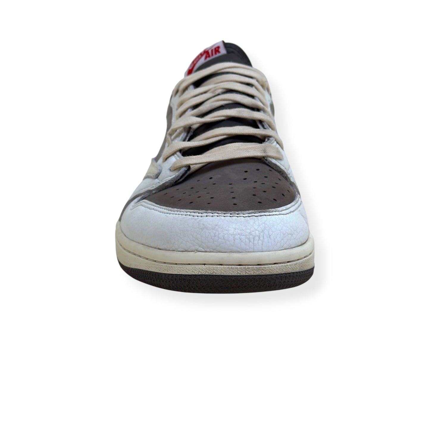 AIR JORDAN TRAVIS SCOTT 1 LOW OG REVERSE MOCHA SNEAKER UK11 | UK 11, White and Brown