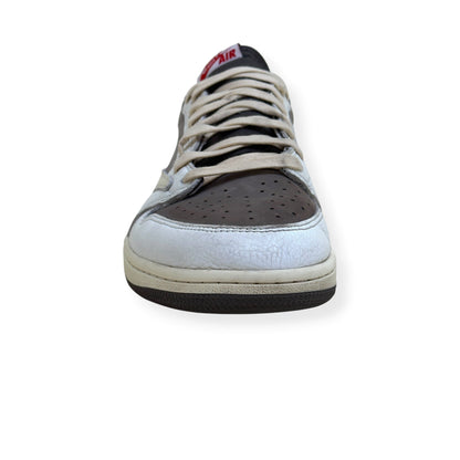 AIR JORDAN TRAVIS SCOTT 1 LOW OG REVERSE MOCHA SNEAKER UK11 | UK 11, White and Brown