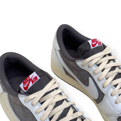 AIR JORDAN TRAVIS SCOTT 1 LOW OG REVERSE MOCHA SNEAKER UK11 | UK 11, White and Brown
