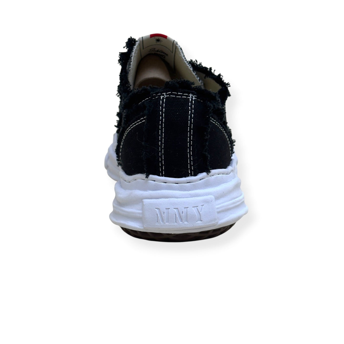 MAISON MIHARA YASUHIRO HANK OG DISTRESSED SNEAKER BLACK / WHITE 45 / UK11 | UK 11, Black