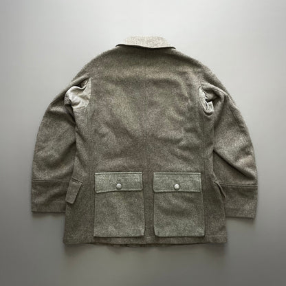 Vintage Swedish Military Grey 1942 WW2 Wool Jacket | Medium, Grey