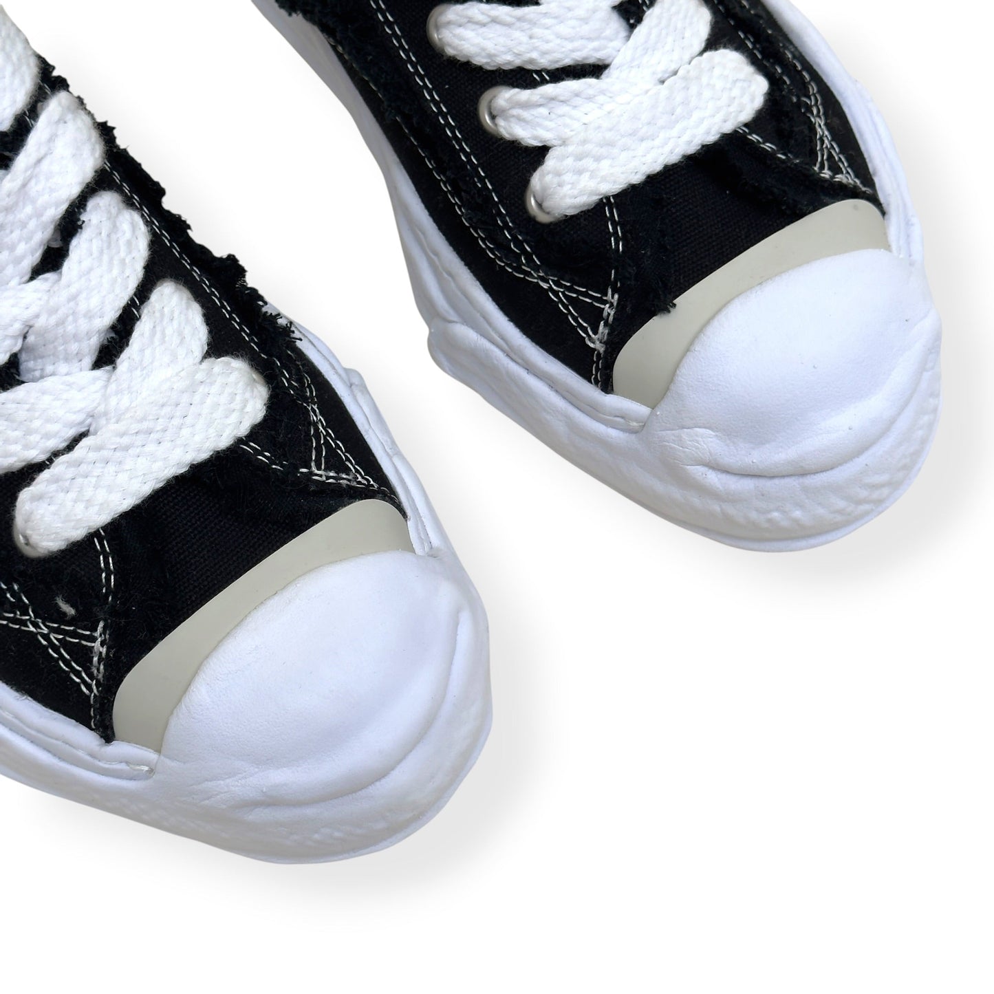 MAISON MIHARA YASUHIRO HANK OG DISTRESSED SNEAKER BLACK / WHITE 45 / UK11 | UK 11, Black