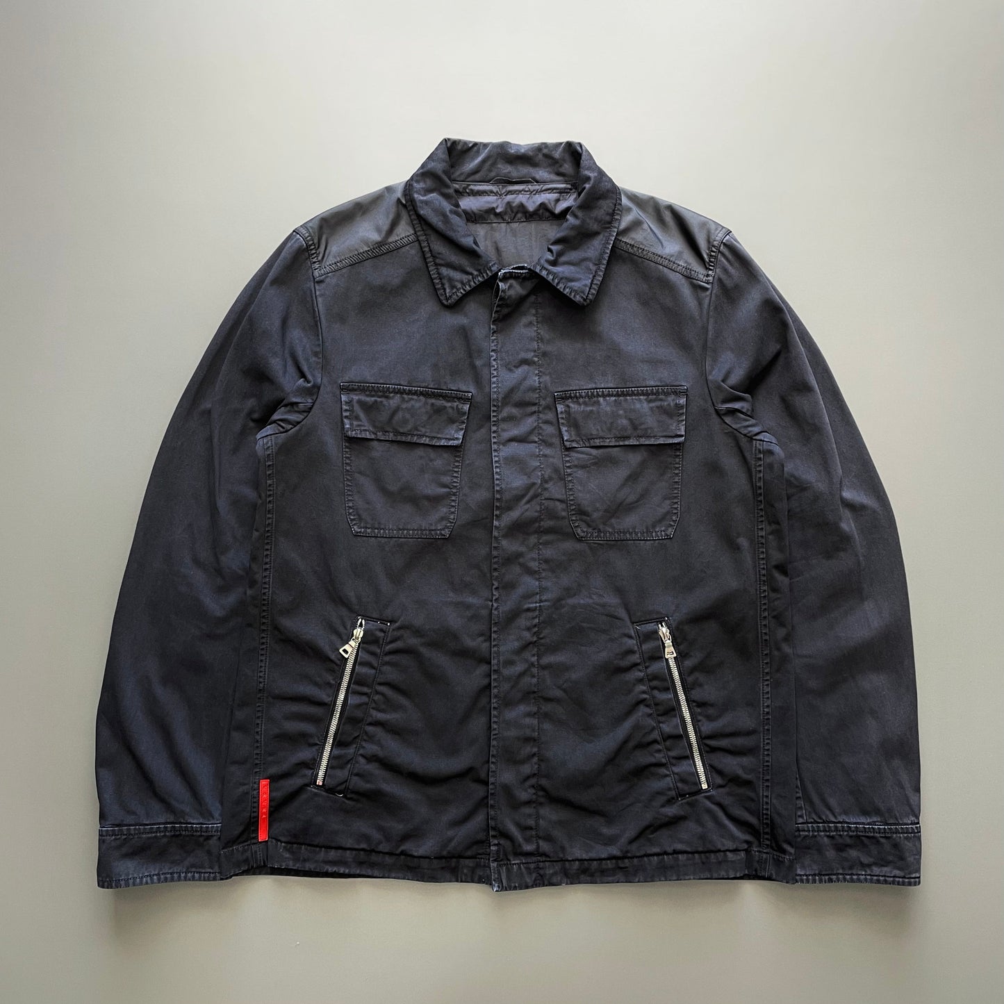 Prada Sport Navy 00s Multi-Pocket Jacket | X-Large, Navy