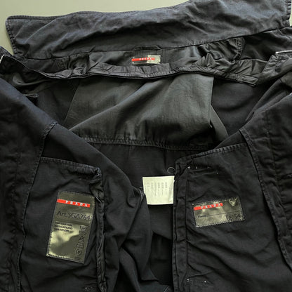 Prada Sport Navy 00s Multi-Pocket Jacket | X-Large, Navy