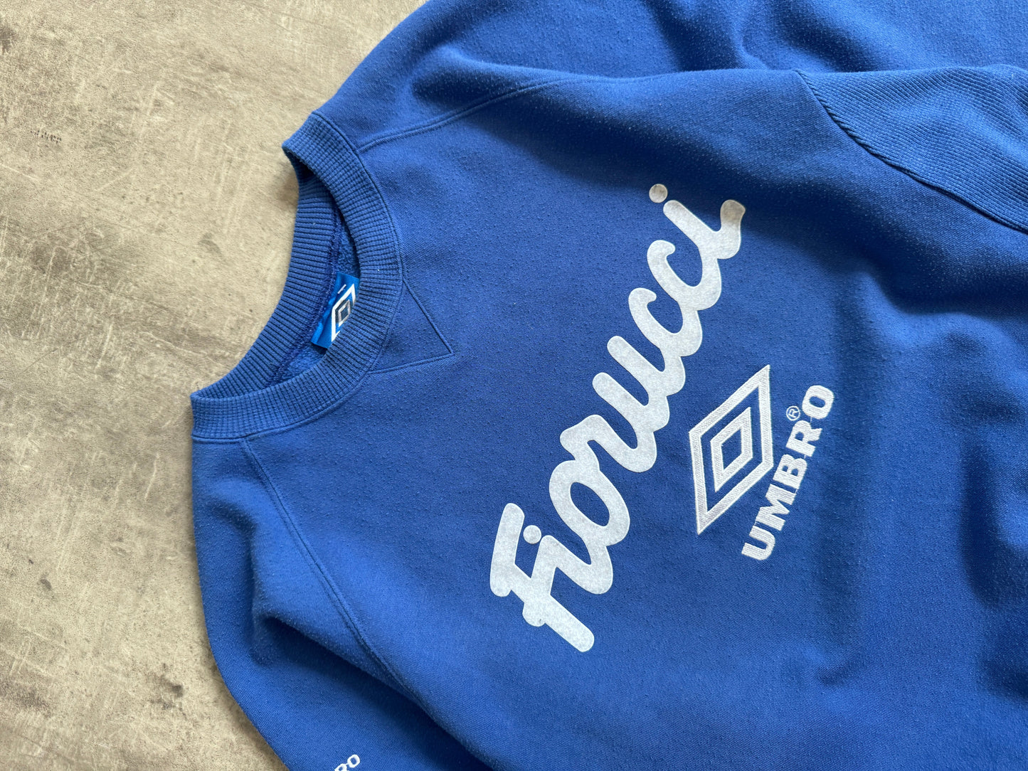1997 Fiorucci x Inter Milan Logo Sleeve Cotton Crewneck Sweater | Large, Multicoloured