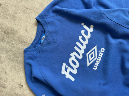 1997 Fiorucci x Inter Milan Logo Sleeve Cotton Crewneck Sweater | Large, Multicoloured