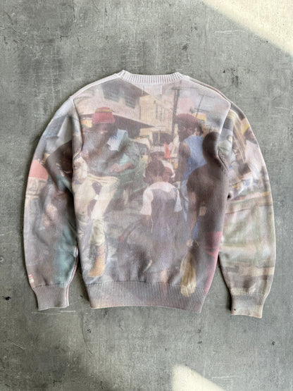Stussy x Peter Tosh Printed Sweater | Medium, Multicoloured