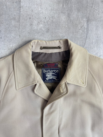 1990's Burberry Truzzi Burella Showerproof Trench Coat