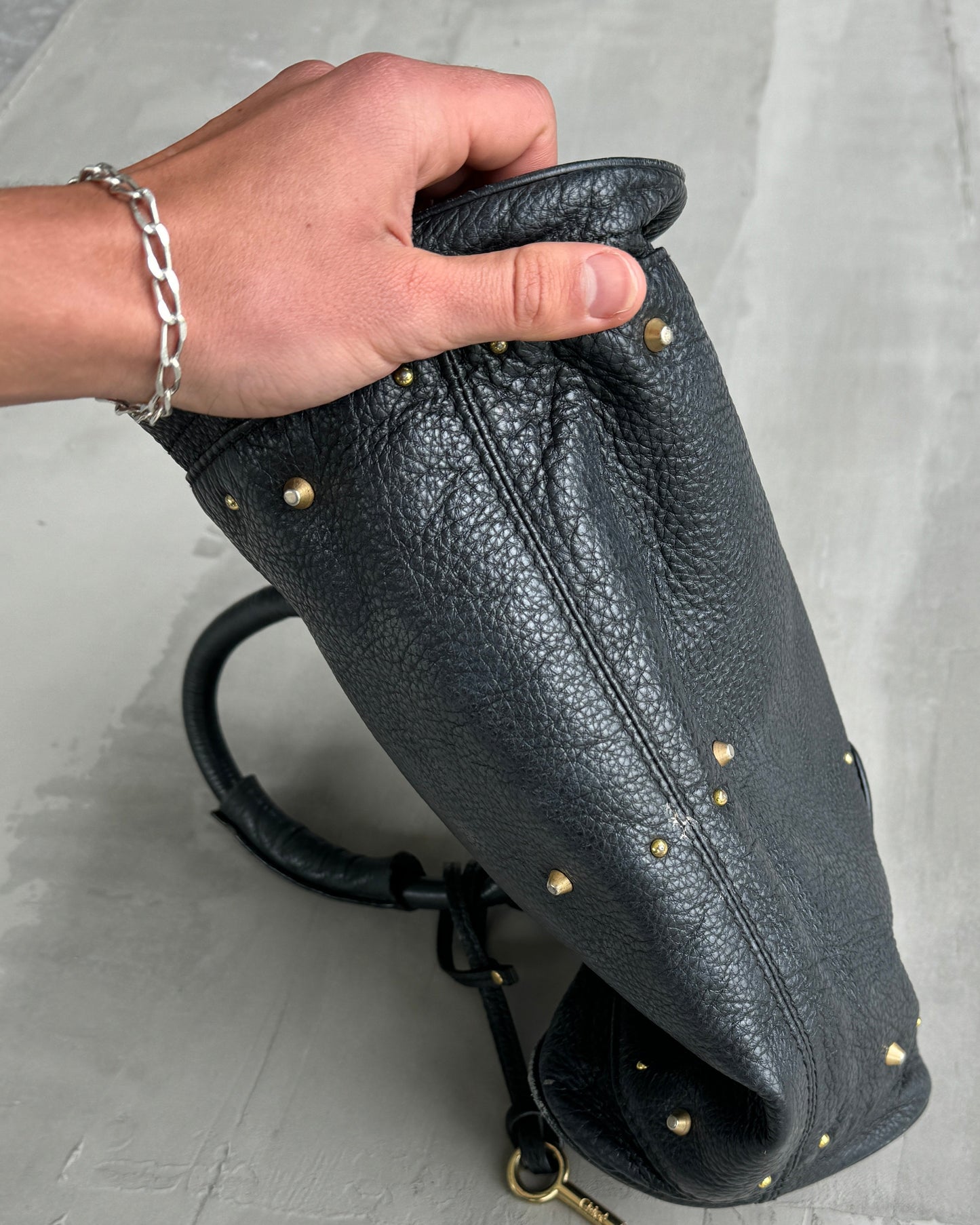 CHLOE BY PHOEBE PHILO BLACK LEATHER PADDINGTON BAG | O/S, Black