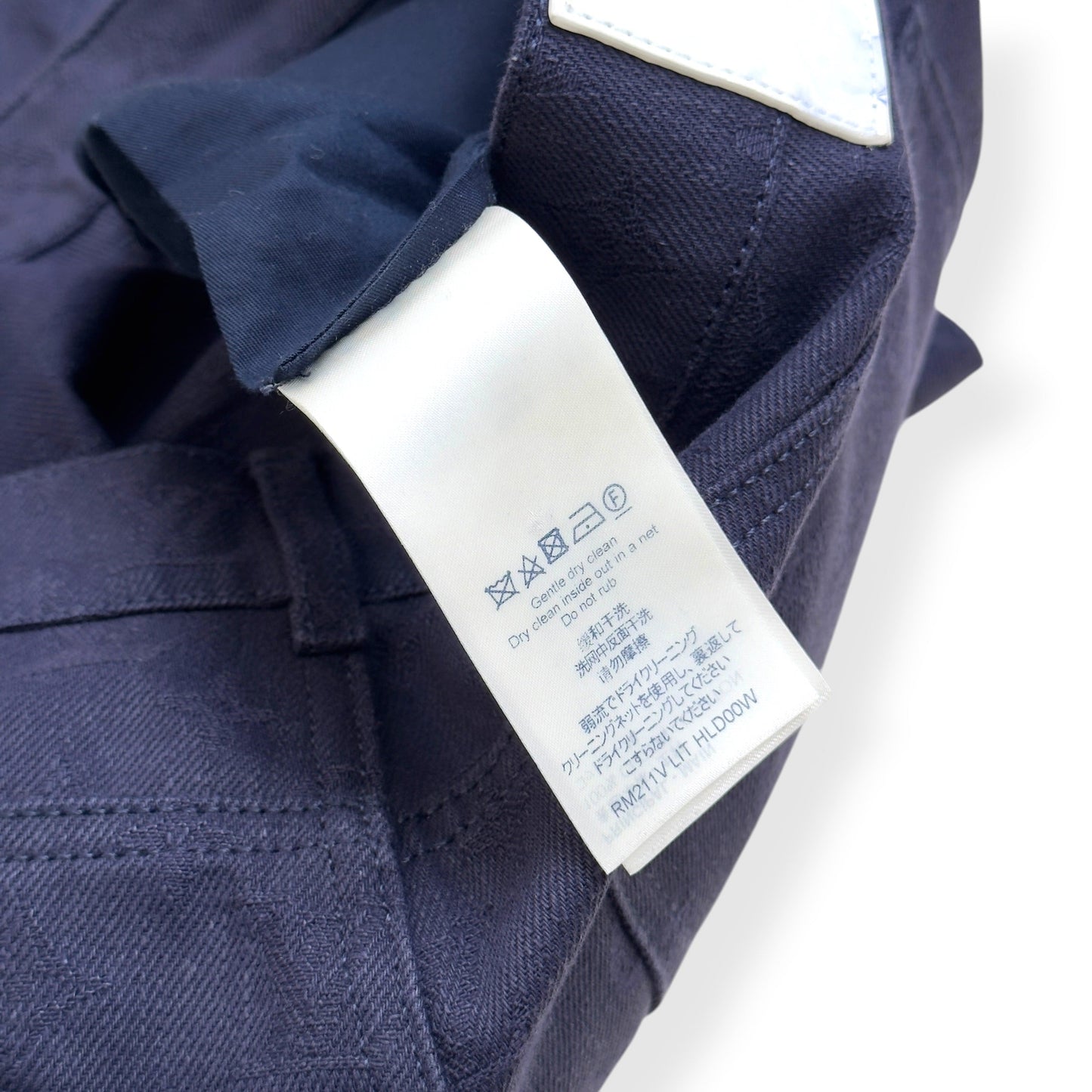 LOUIS VUITTON WATERCOLOUR MONOGRAM DENIM JEANS NAVY 36 / XL | XL, Navy