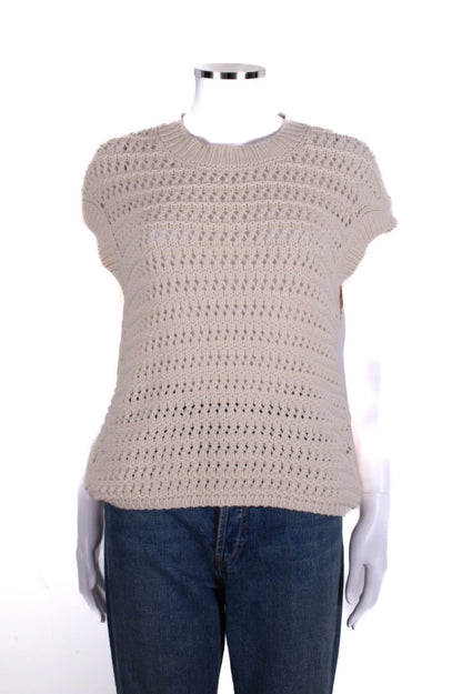 Eleventy S/S Jumper Cream L | O/S, Cream