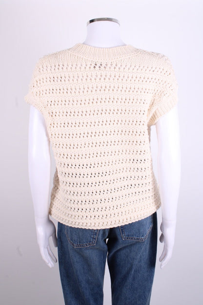 Eleventy S/S Jumper Cream L | O/S, Cream
