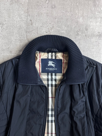 Burberry Double Layer Nova Check Lined Insulated Jacket