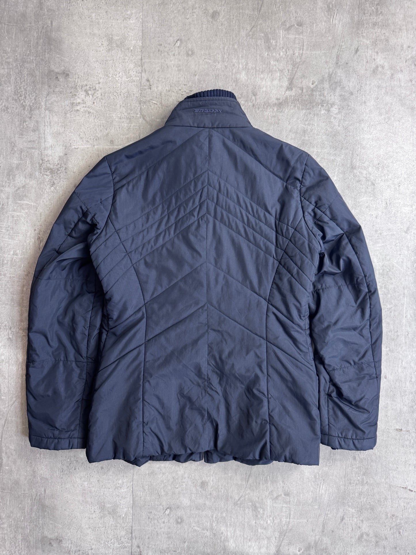 Burberry Double Layer Nova Check Lined Insulated Jacket