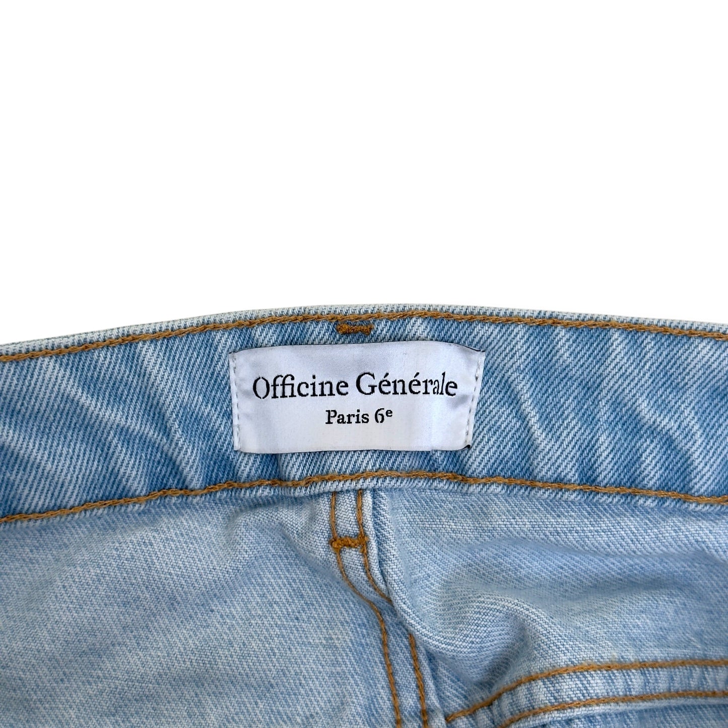 OFFICINE GÉNÉRALE JAM STRAIGHT LEG JEANS LIGHT BLUE 32 / S | Small, Blue