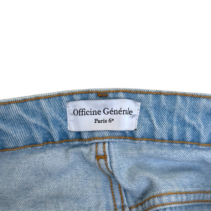 OFFICINE GÉNÉRALE JAM STRAIGHT LEG JEANS LIGHT BLUE 32 / S | Small, Blue