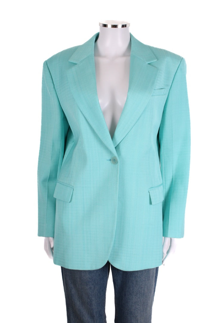 Sandro Blazer Turquoise 40 | O/S, Turquoise