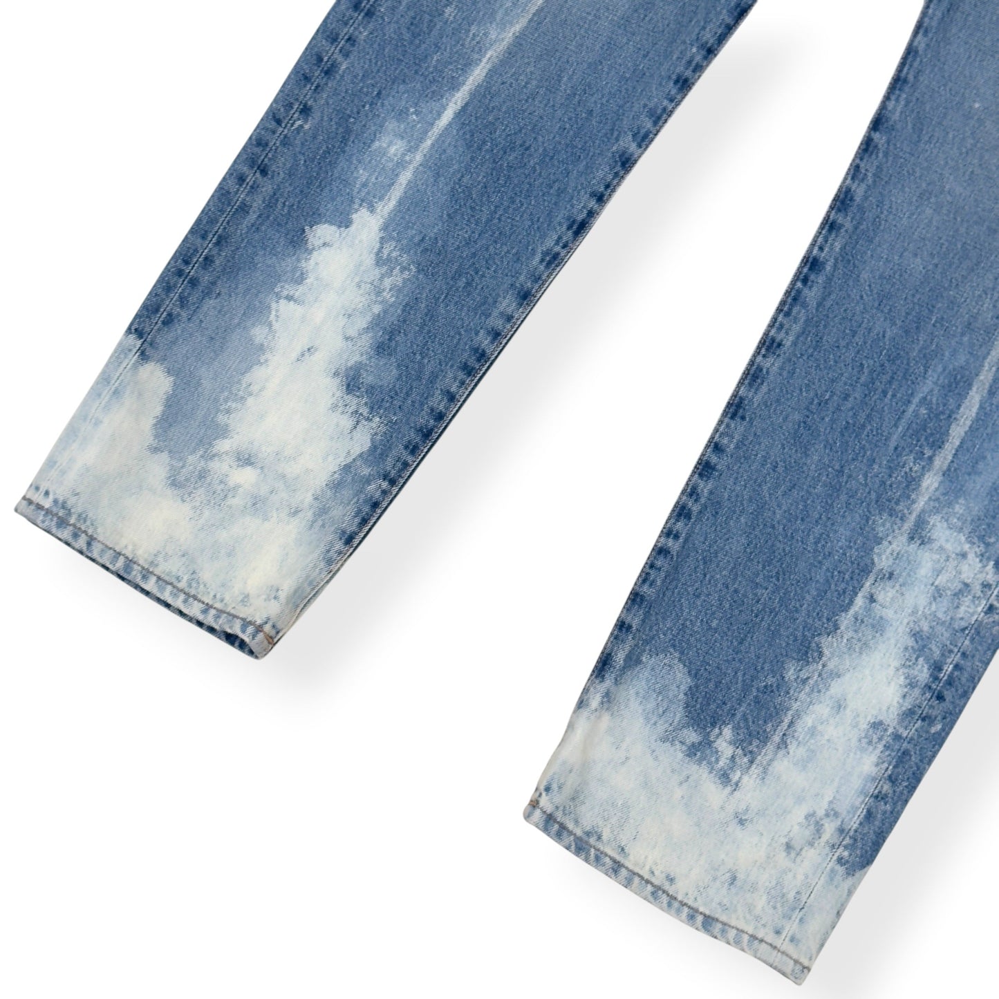 TOM FORD SLIM FIT BLEACHED JEANS LIGHT BLUE 36 / XL | XL, Blue