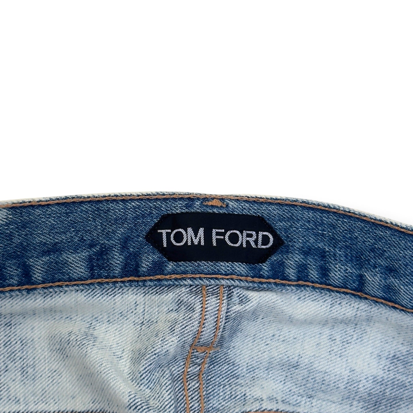 TOM FORD SLIM FIT BLEACHED JEANS LIGHT BLUE 36 / XL | XL, Blue