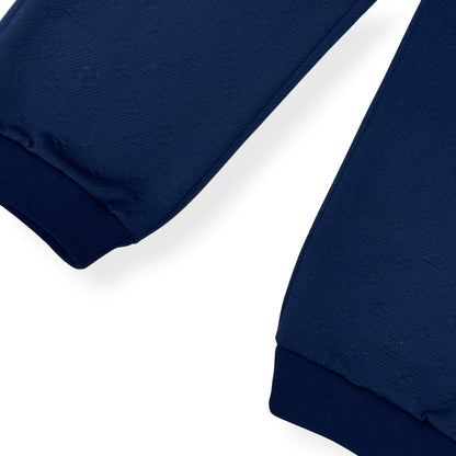 LOUIS VUITTON MONOGRAM JACQUARD JOGGERS NAVY XL | XL, Navy