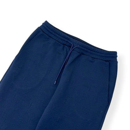 LOUIS VUITTON MONOGRAM JACQUARD JOGGERS NAVY XL | XL, Navy