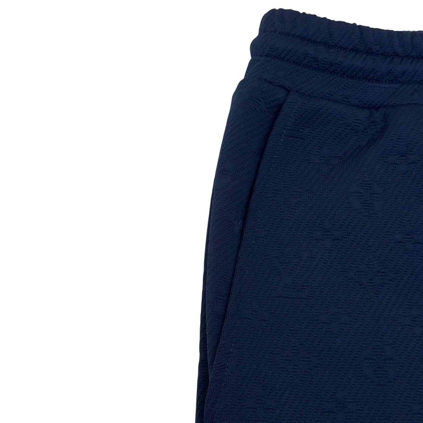 LOUIS VUITTON MONOGRAM JACQUARD JOGGERS NAVY XL | XL, Navy