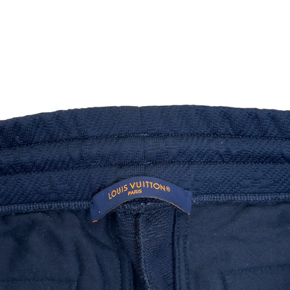LOUIS VUITTON MONOGRAM JACQUARD JOGGERS NAVY XL | XL, Navy
