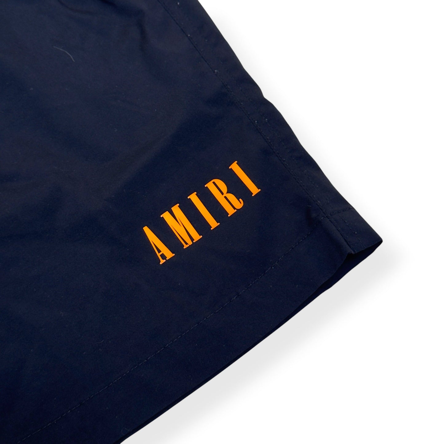AMIRI CORE LOGO SWIM SHORTS BLACK / ORANGE L | Large, Black