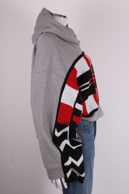 Stella McCartney All Is Love Slogan Hoodie Grey 8 | O/S, Grey