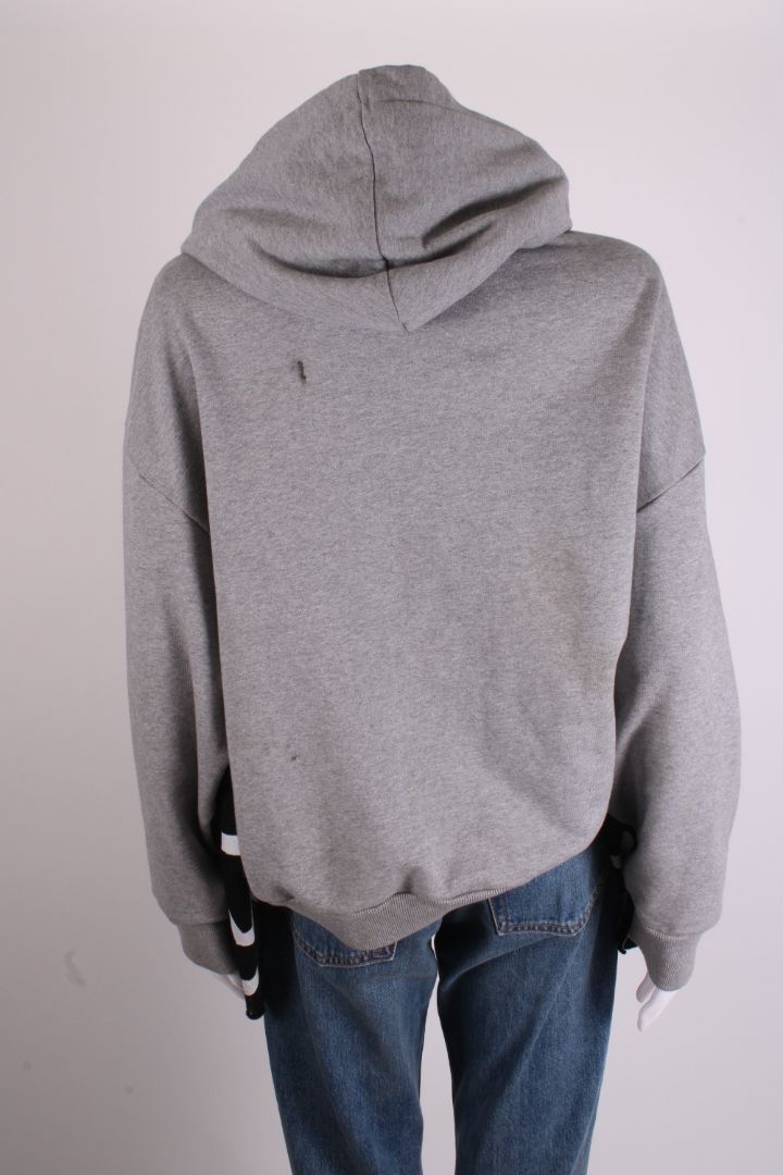 Stella McCartney All Is Love Slogan Hoodie Grey 8 | O/S, Grey
