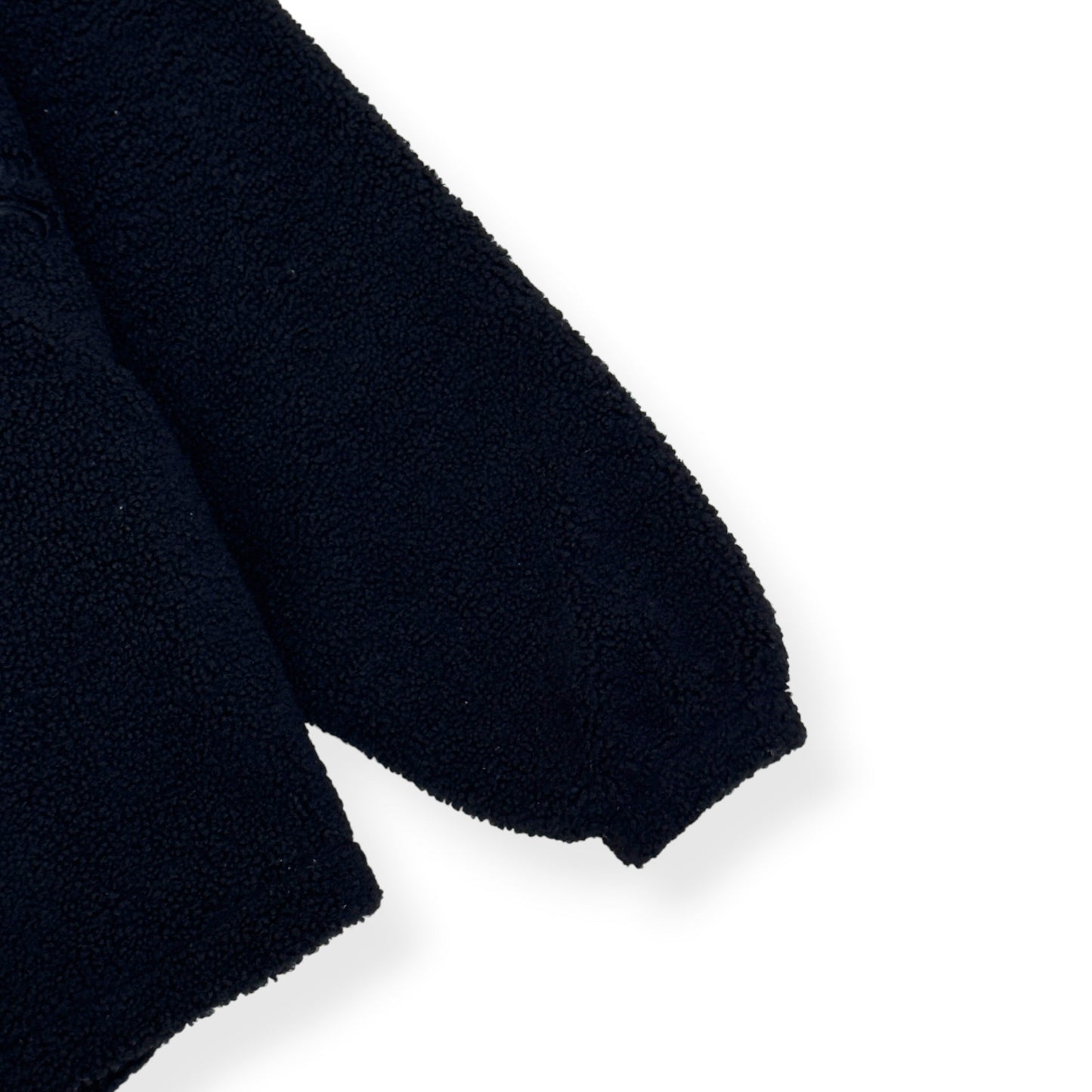 HONOR THE GIFT SCRIPT SHERPA QUATER ZIP JACKET BLACK L | Large, Black