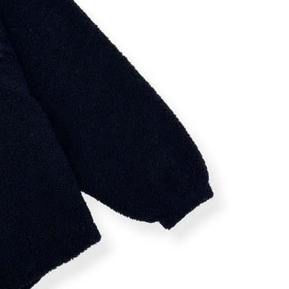 HONOR THE GIFT SCRIPT SHERPA QUATER ZIP JACKET BLACK L | Large, Black