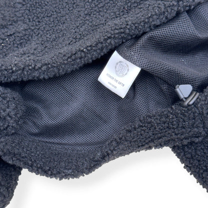 HONOR THE GIFT SCRIPT SHERPA QUATER ZIP JACKET BLACK L | Large, Black