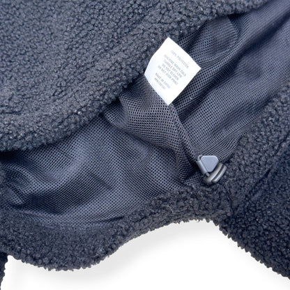 HONOR THE GIFT SCRIPT SHERPA QUATER ZIP JACKET BLACK L | Large, Black